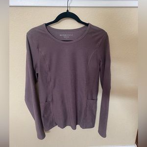 Beyond Yoga Spacedye Out Of Pocket Pullover. New color Woodland Heather. Large.